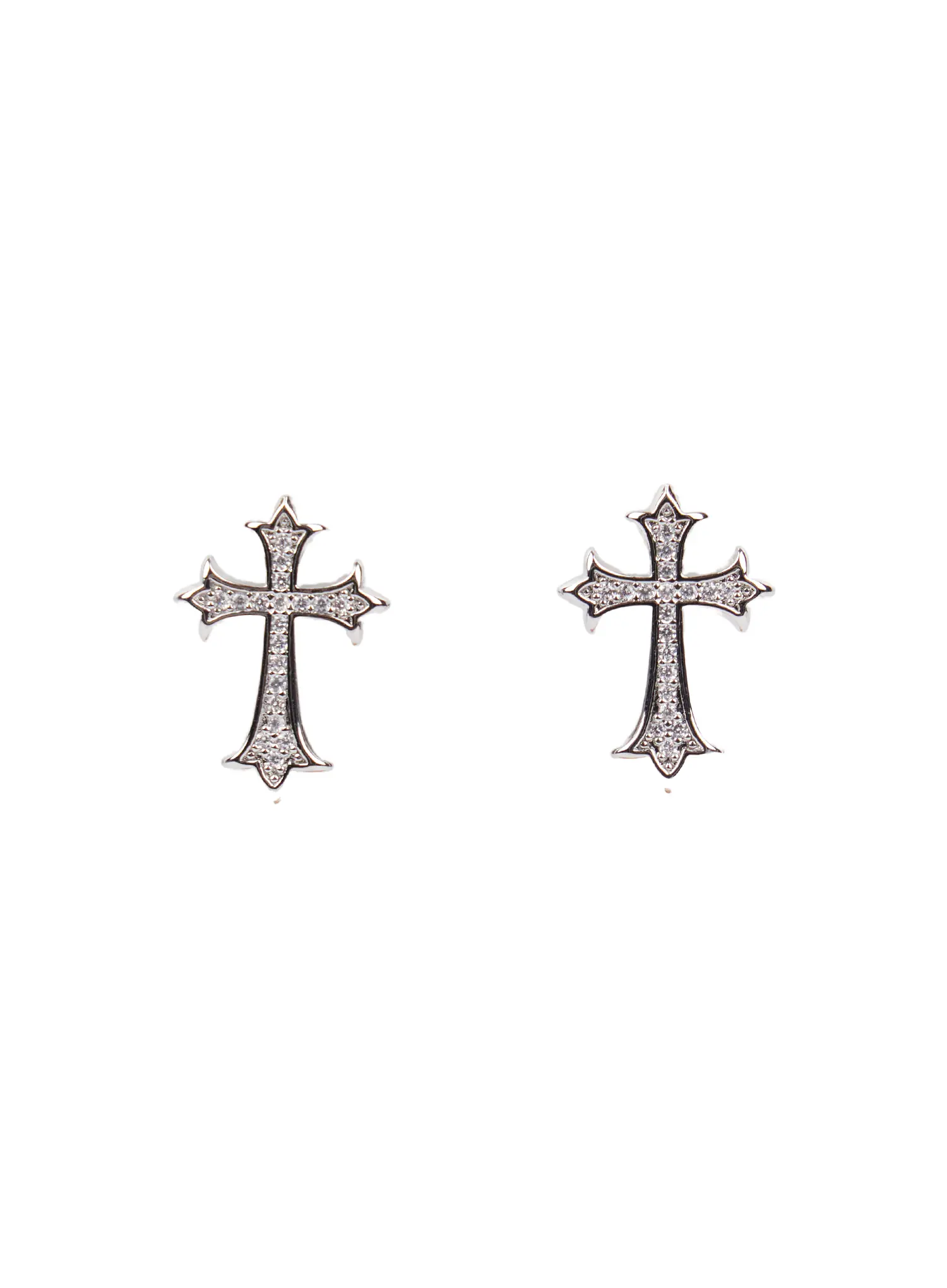 Cubic Cross Stud Earrings CM524 - Image 5