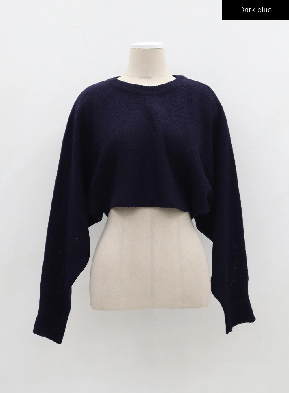 Cut Out Back Tie Detail Cropped Sweater BJ311 - Image 16
