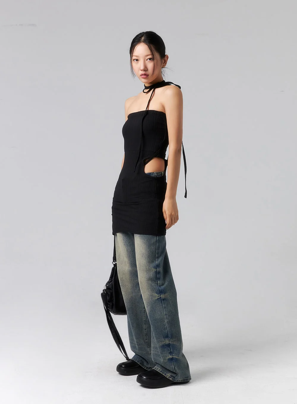 Cut Out Mini Dress CL319 - Image 13
