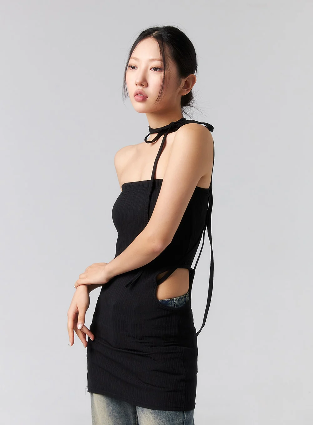 Cut Out Mini Dress CL319 - Image 5