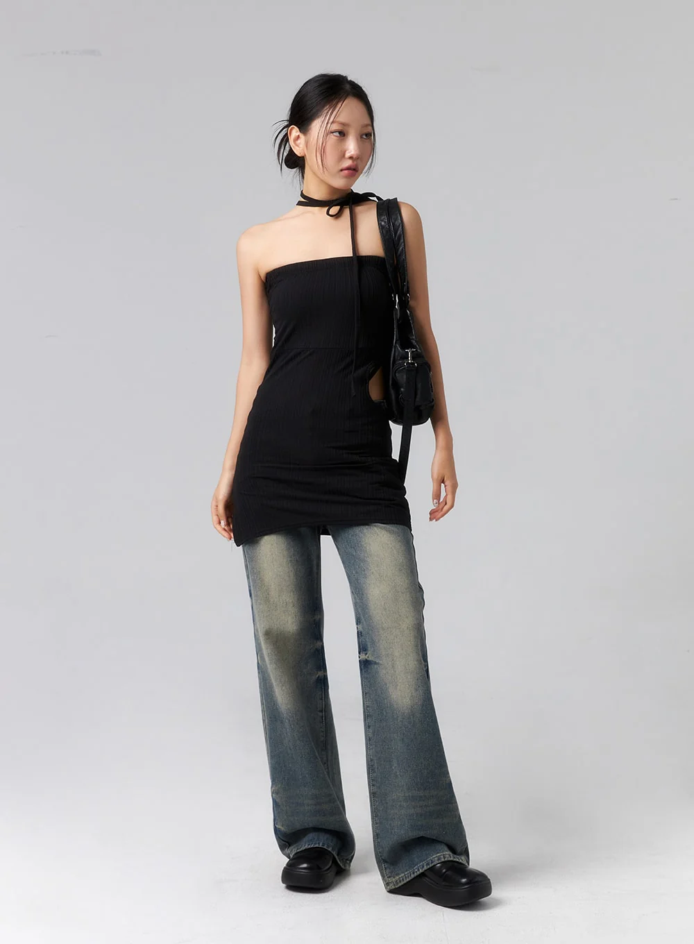 Cut Out Mini Dress CL319 - Image 7