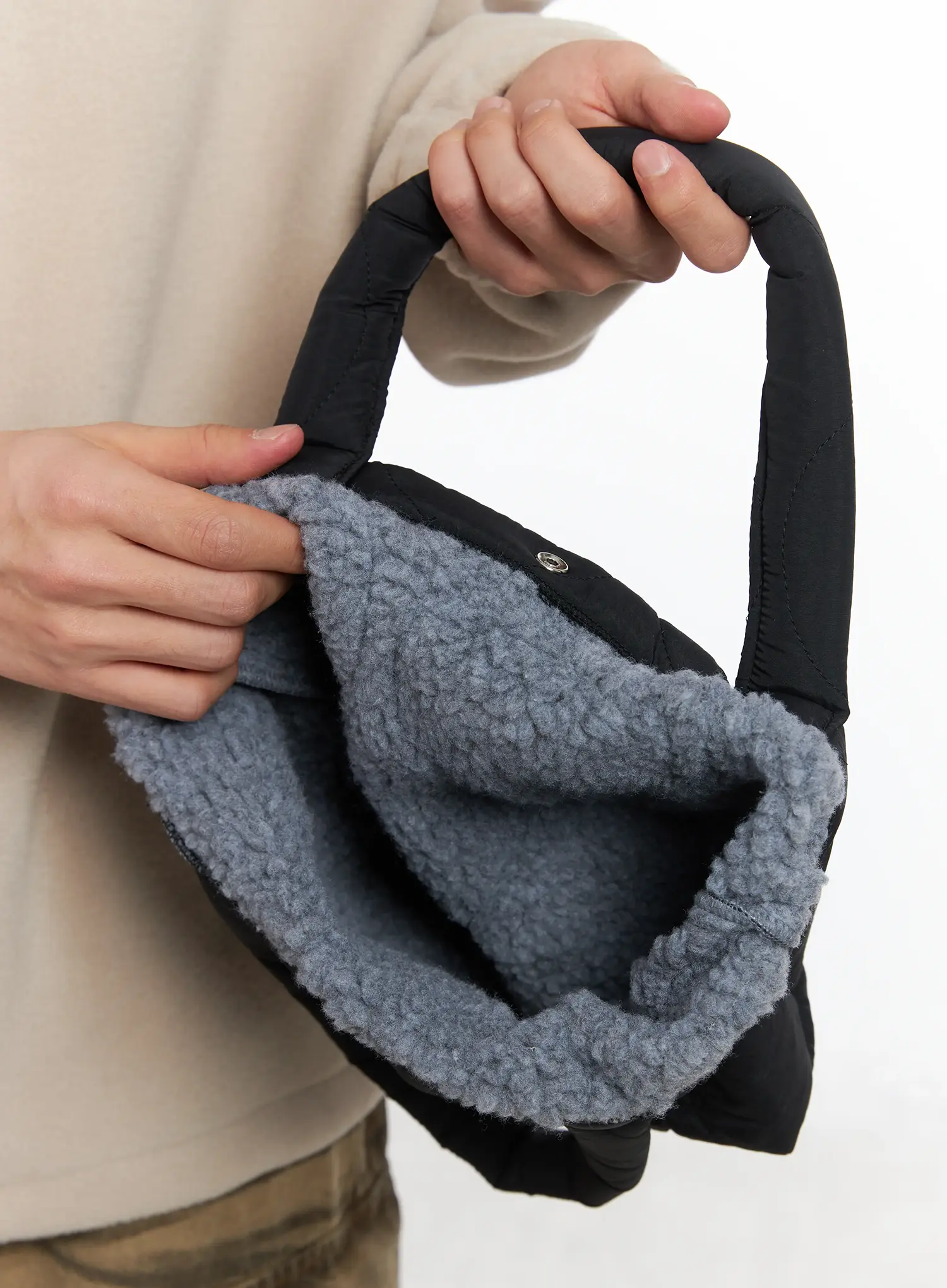 Cute Quilted Mini Tote Bag ID515 - Image 2