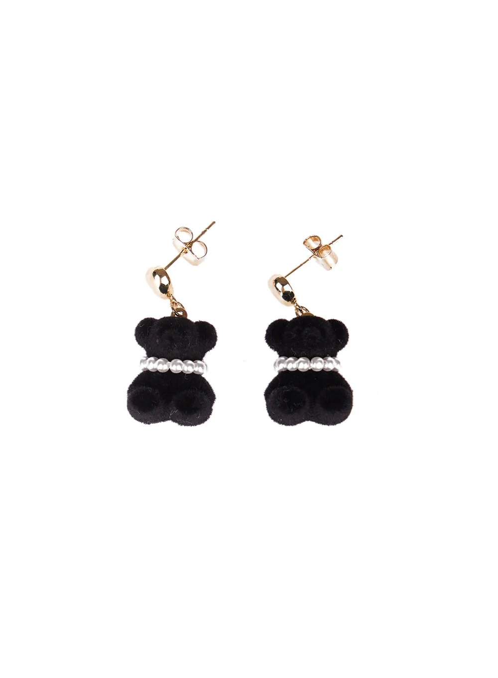 Dahlia Bear Earring With Pearl Necklace IF527 - Image 7