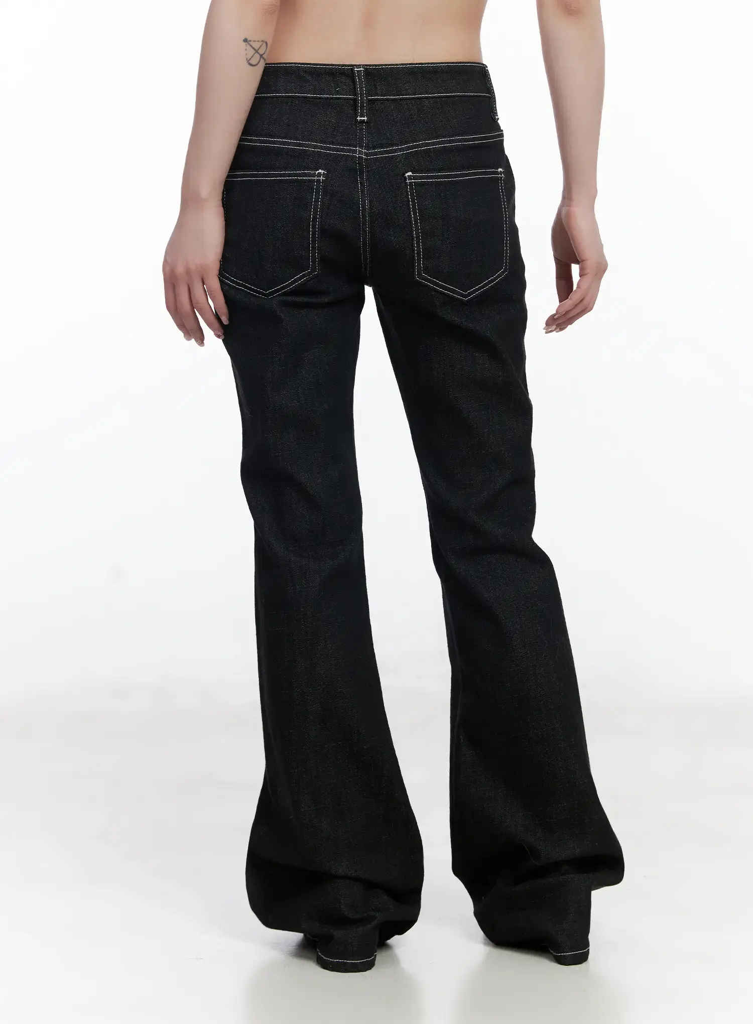 Dahy Stylish High-Waisted Bootcut Jeans CJ526 - Image 4