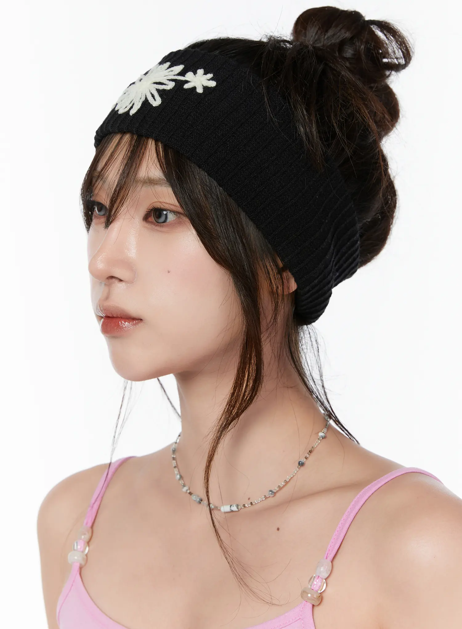 Daisy Embroidered Headband CY514 - Image 3