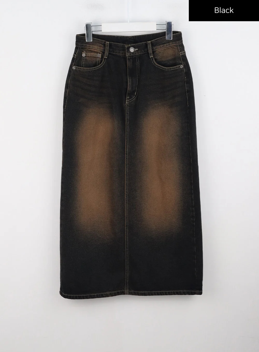 Dark-Washed Denim Maxi Skirt CG327 - Image 12