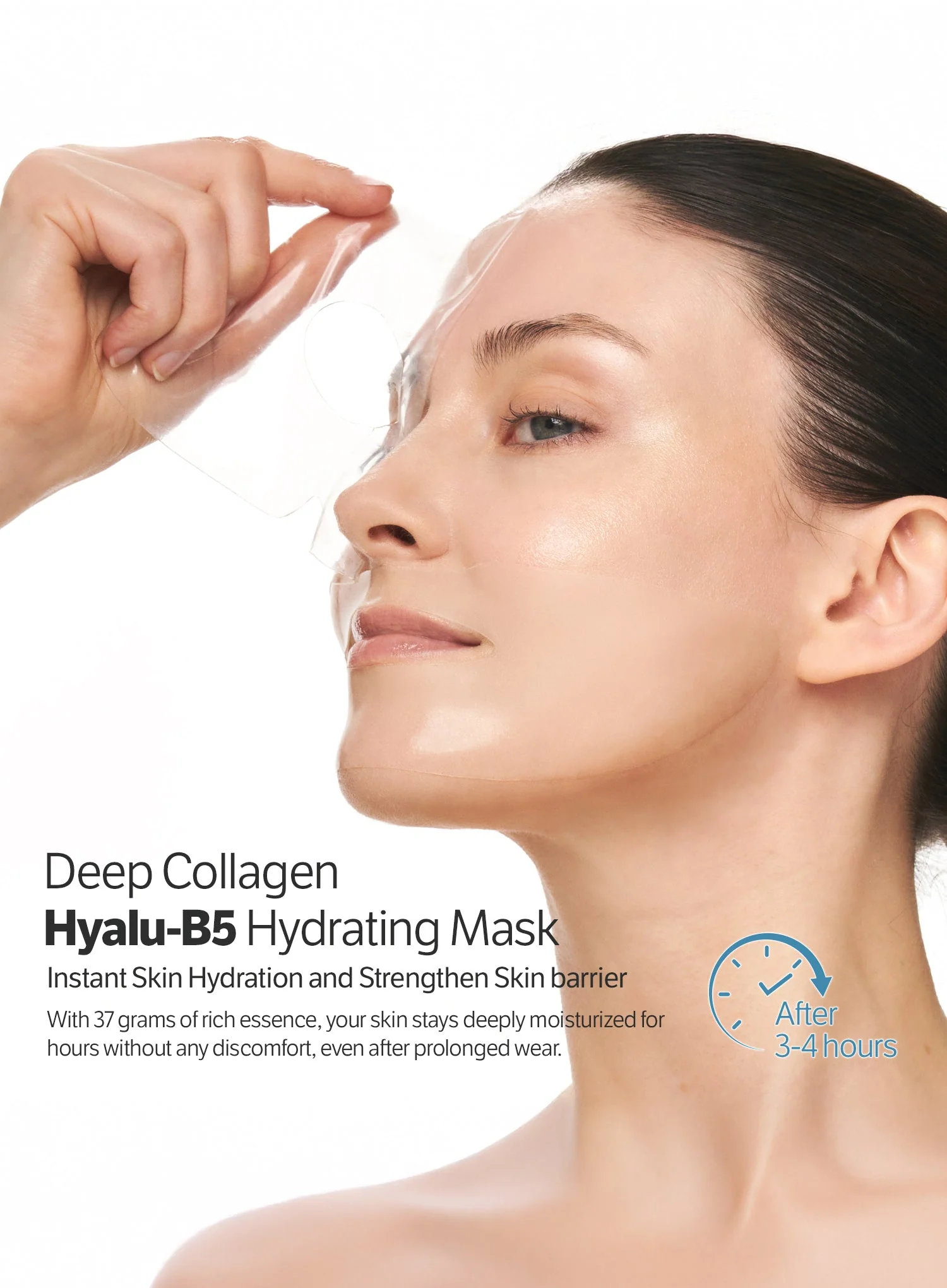 Deep Collagen Hyalu-B5 Hydrating Mask Set (37g*4ea) - Image 3