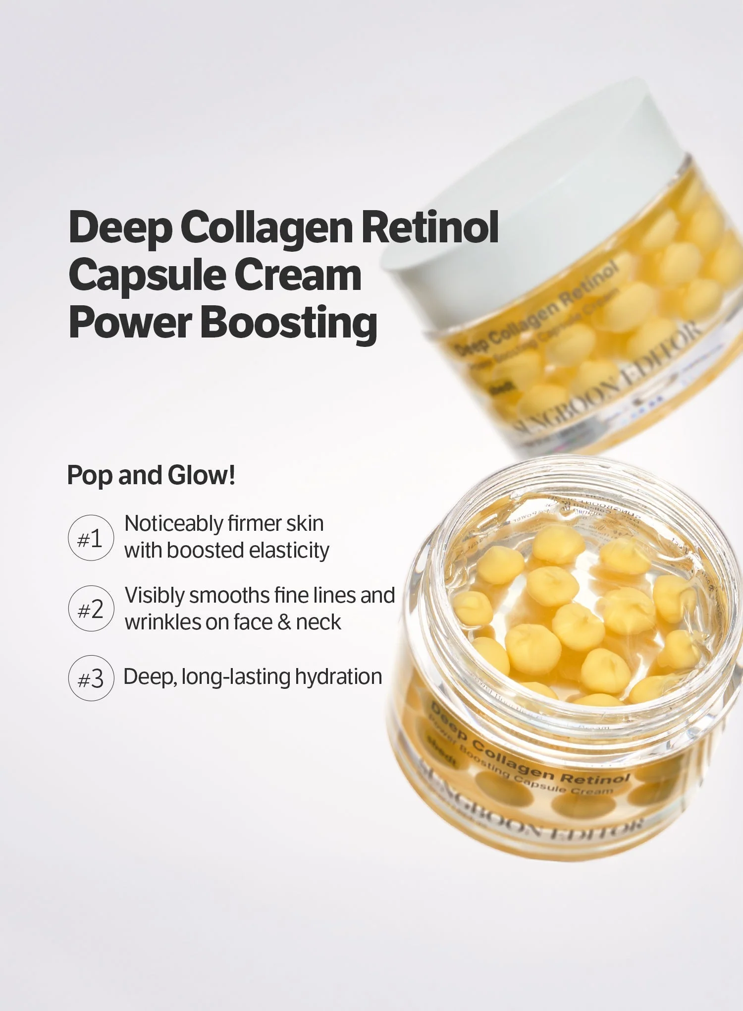 Deep Collagen Retinol Power Boosting Capsule Cream (50ml) - Image 3
