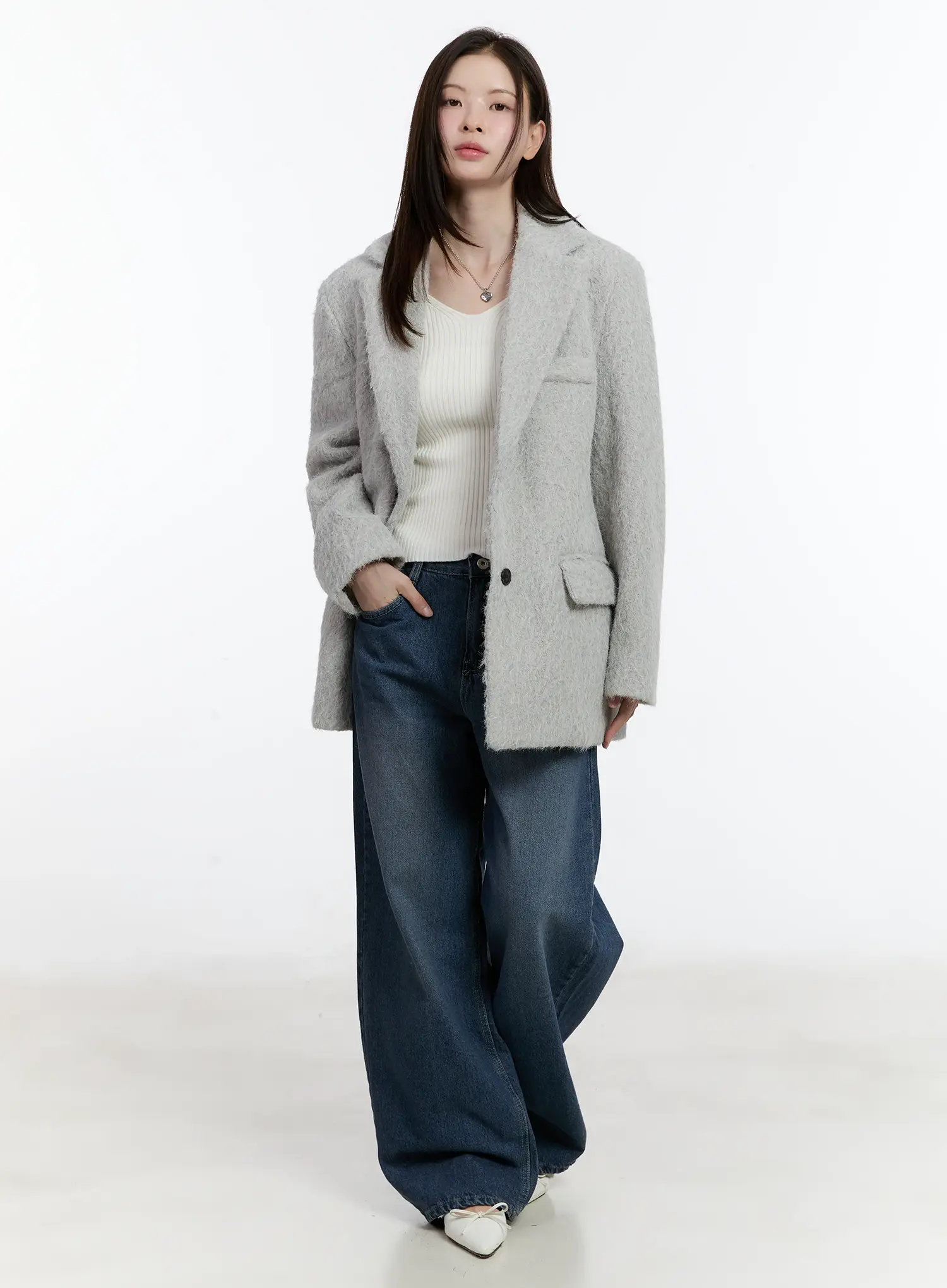 Della Casual Denim Wide Jeans ID511 - Image 12