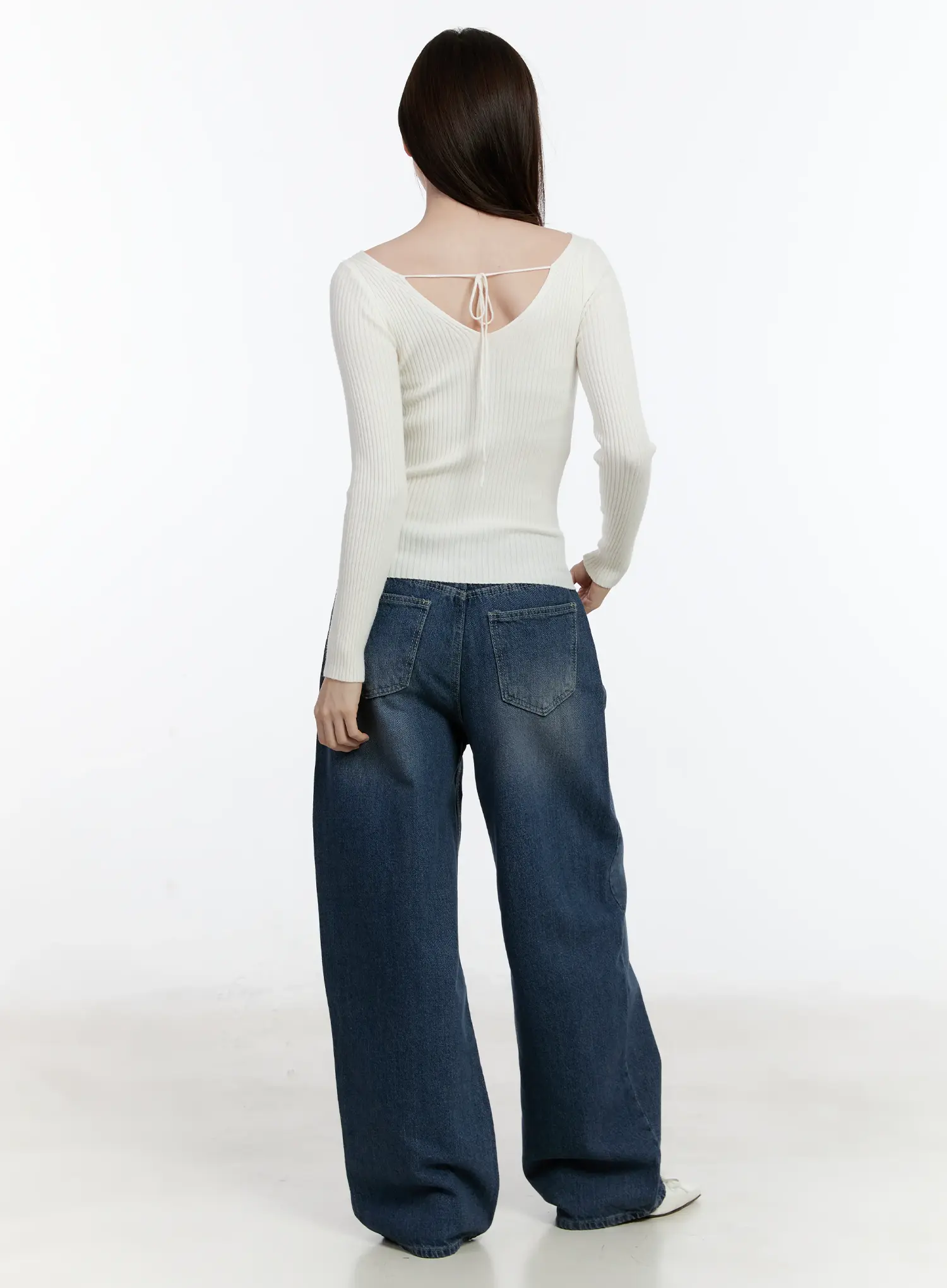Della Casual Denim Wide Jeans ID511 - Image 4