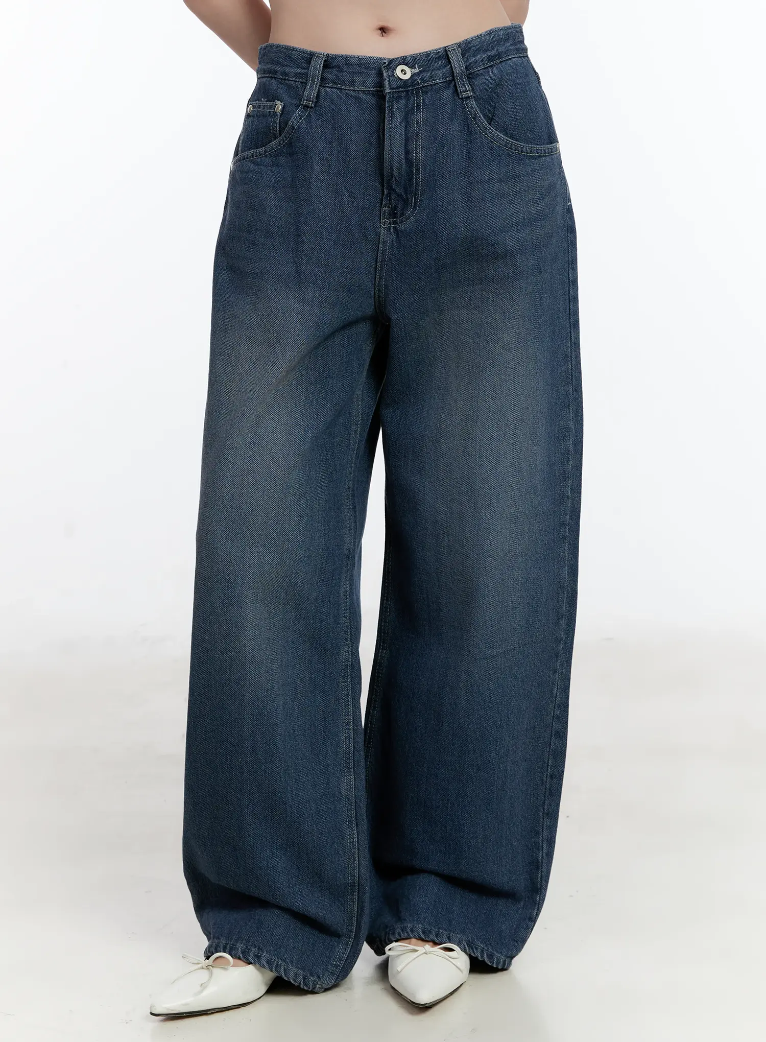 Della Casual Denim Wide Jeans ID511 - Image 5