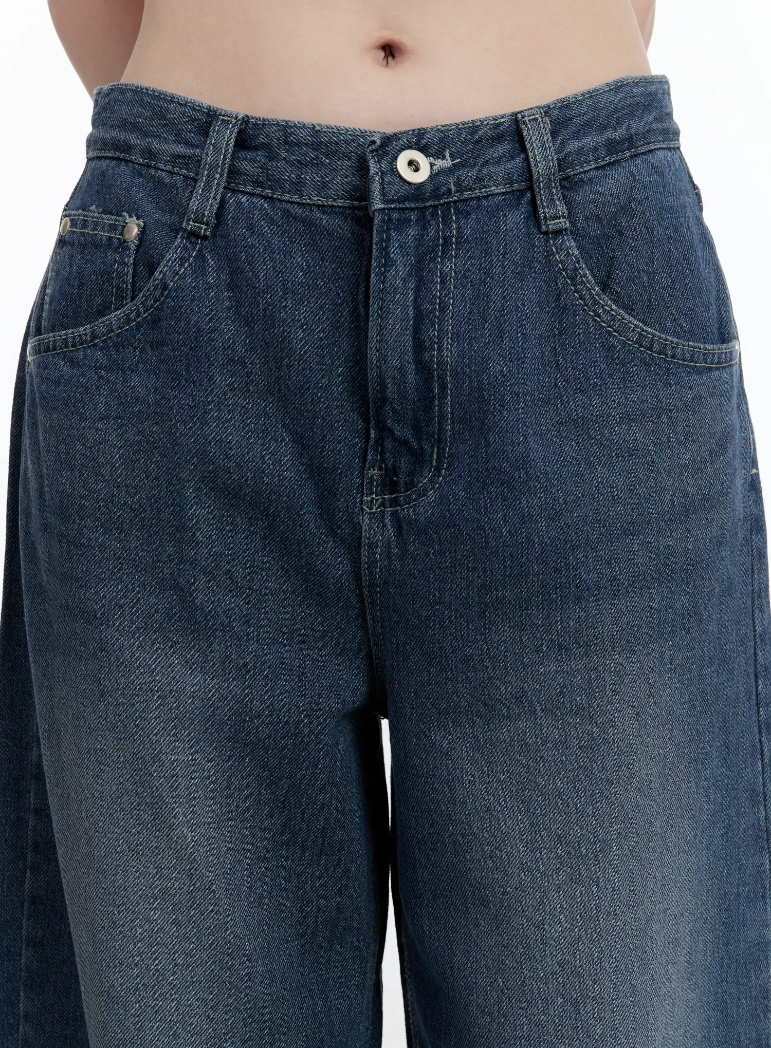 Della Casual Denim Wide Jeans ID511 - Image 9