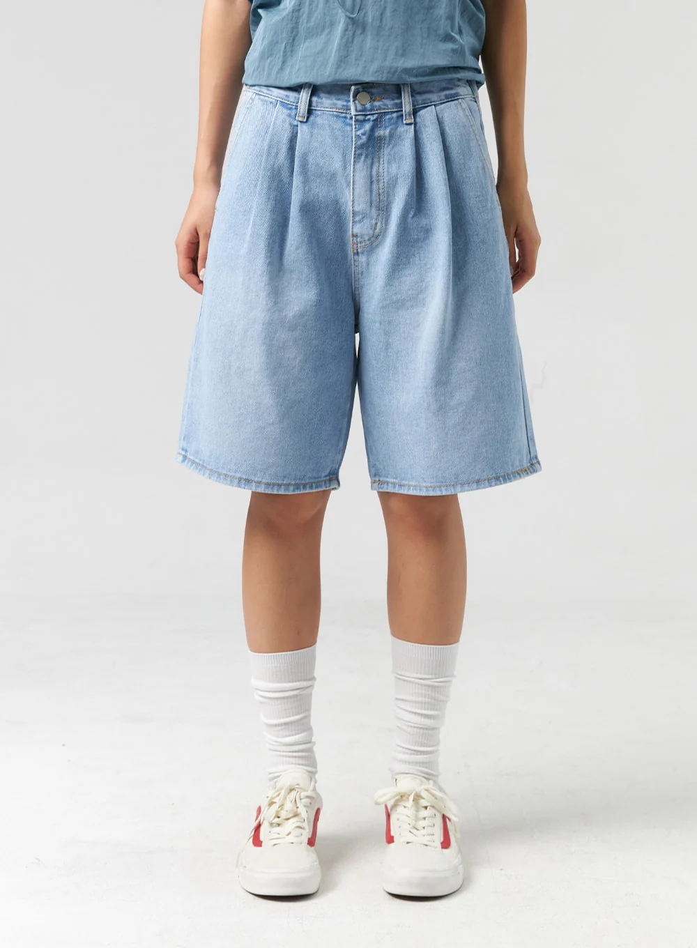 Denim Bermuda Shorts CL326 - Image 9