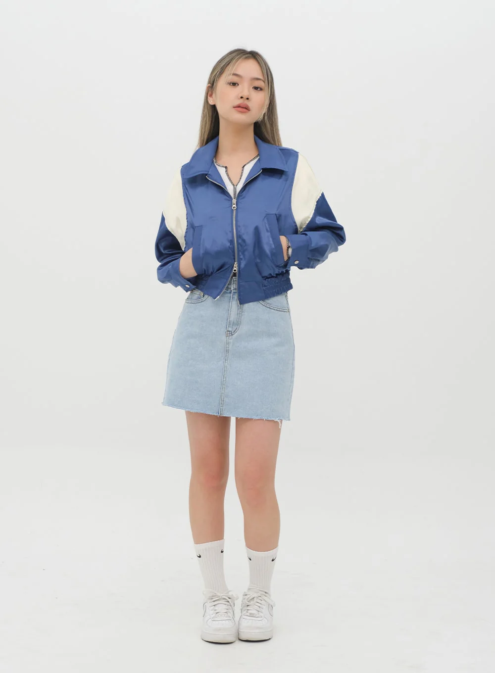 Denim Mini Skirt J28 - Image 12