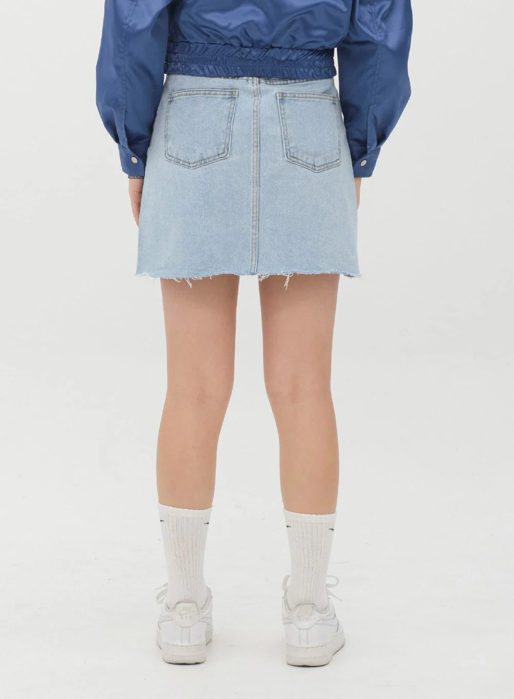 Denim Mini Skirt J28 - Image 6