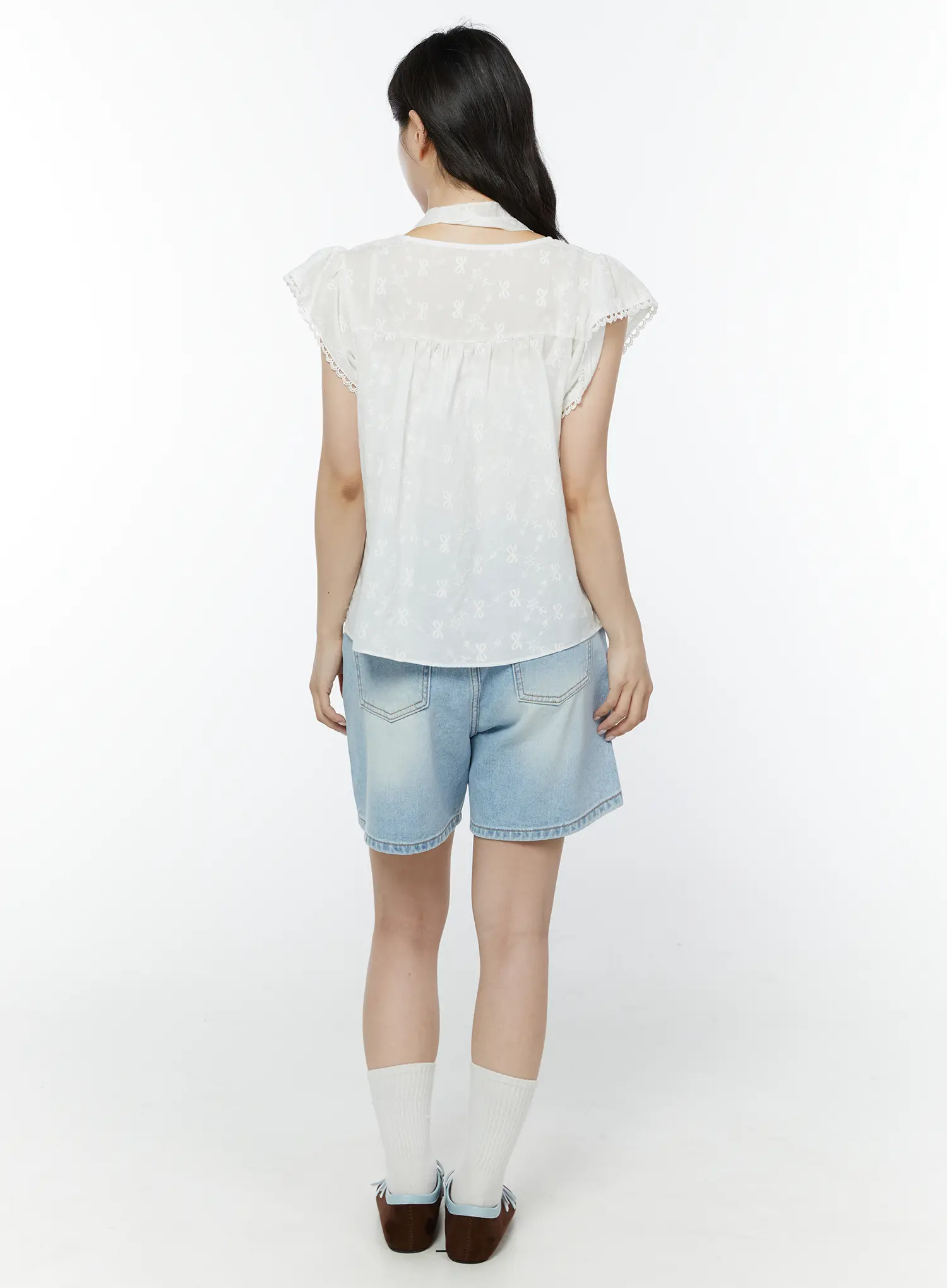 Denim Mom Shorts IY511 - Image 7