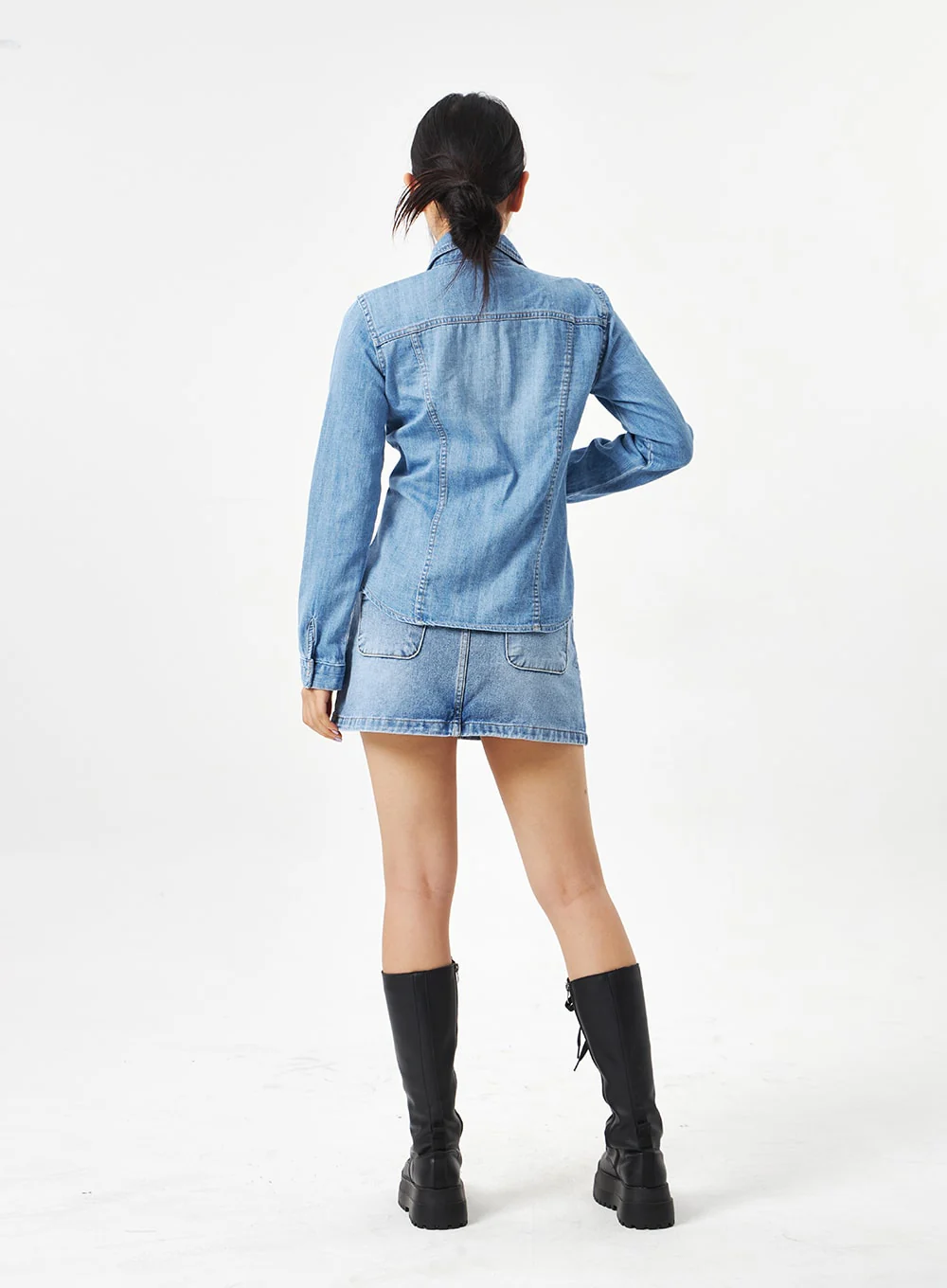 Denim Shirt CA317 - Image 12