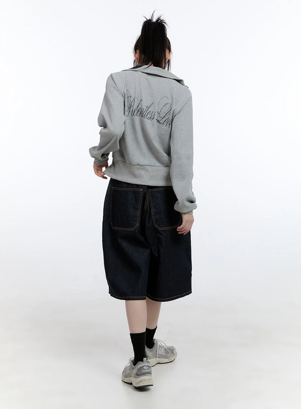 Dora Stitched Baggy Jorts CG413 - Image 5