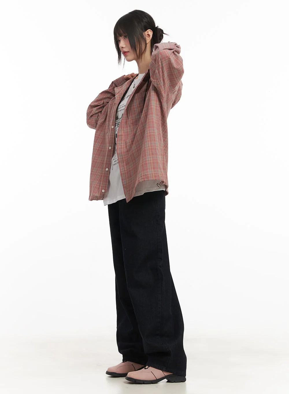 Dory Embroidered Baggy Jeans CF518 - Image 8