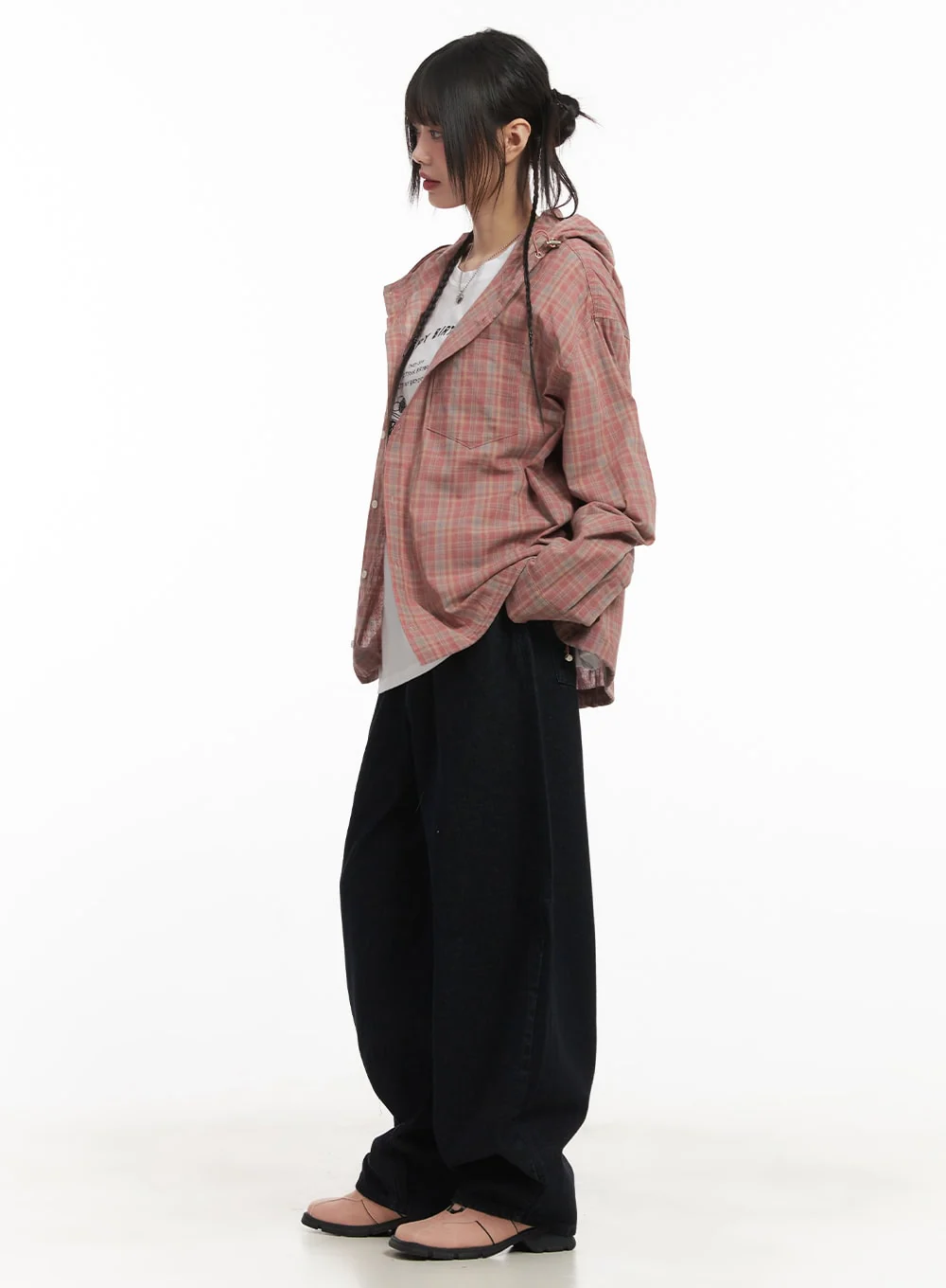 Dory Embroidered Baggy Jeans CF518 - Image 9