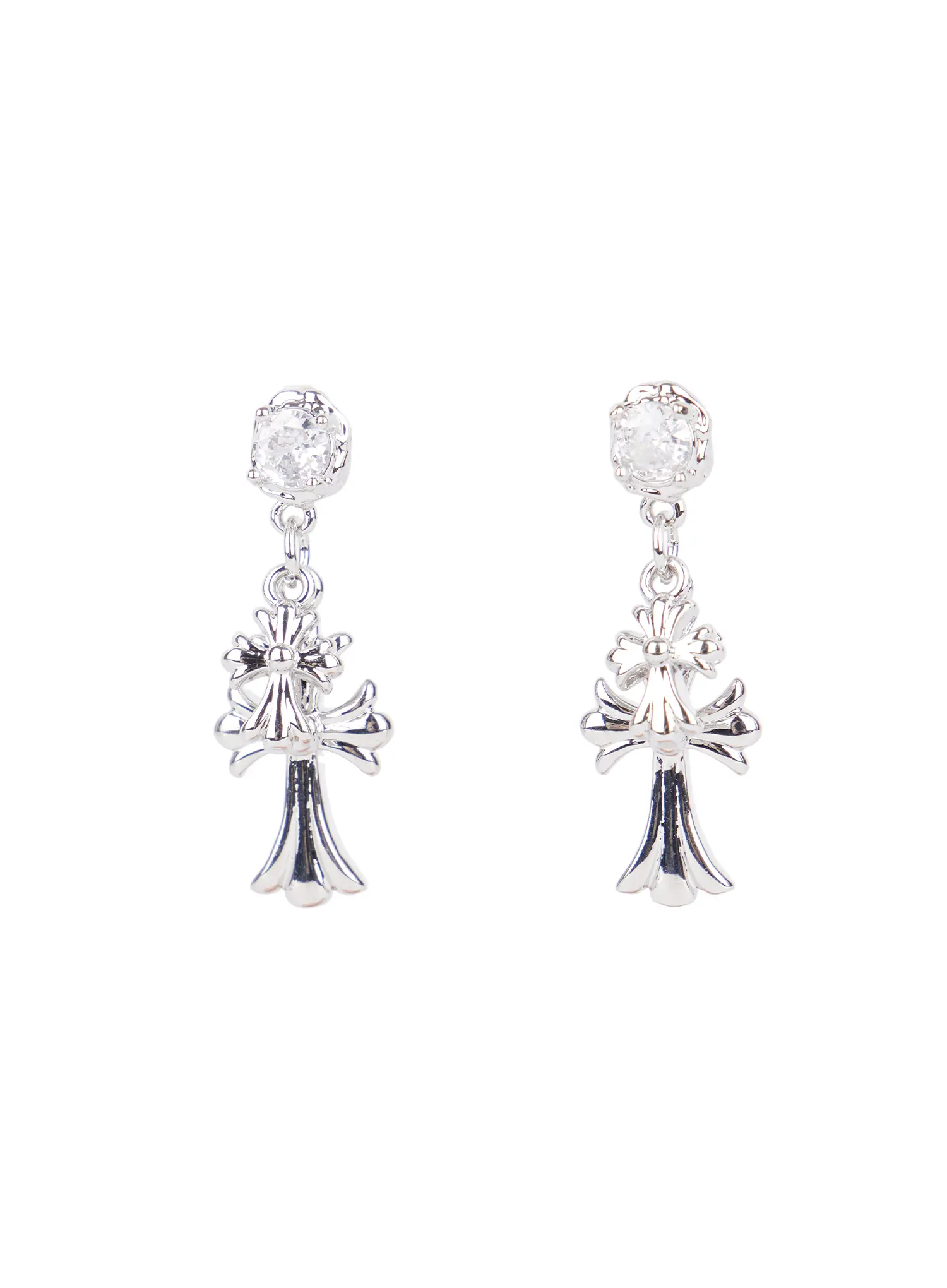 Double Cross Earrings CJ523 - Image 5