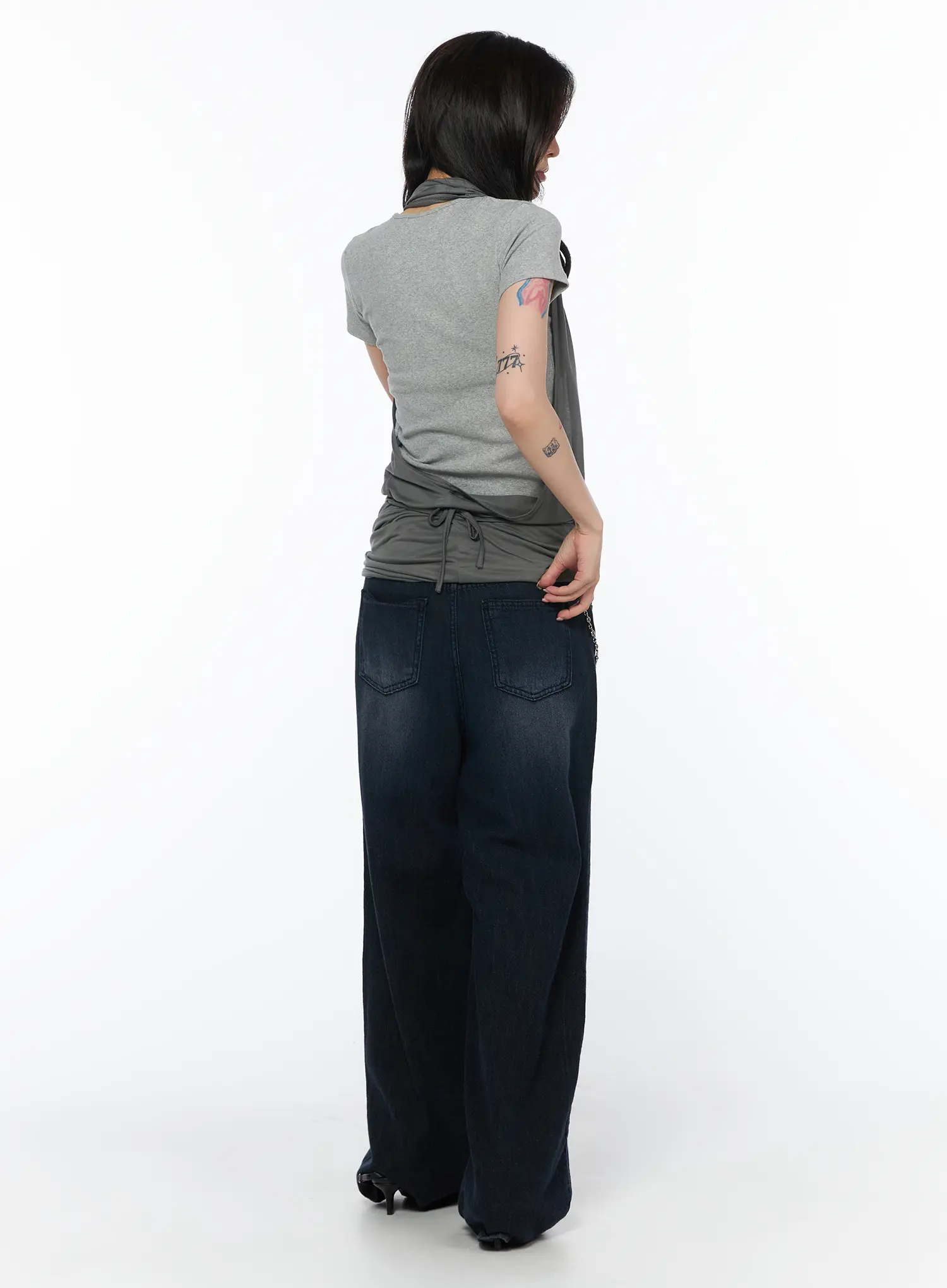 Draped Halter Neck Tank Top CA524 - Image 5