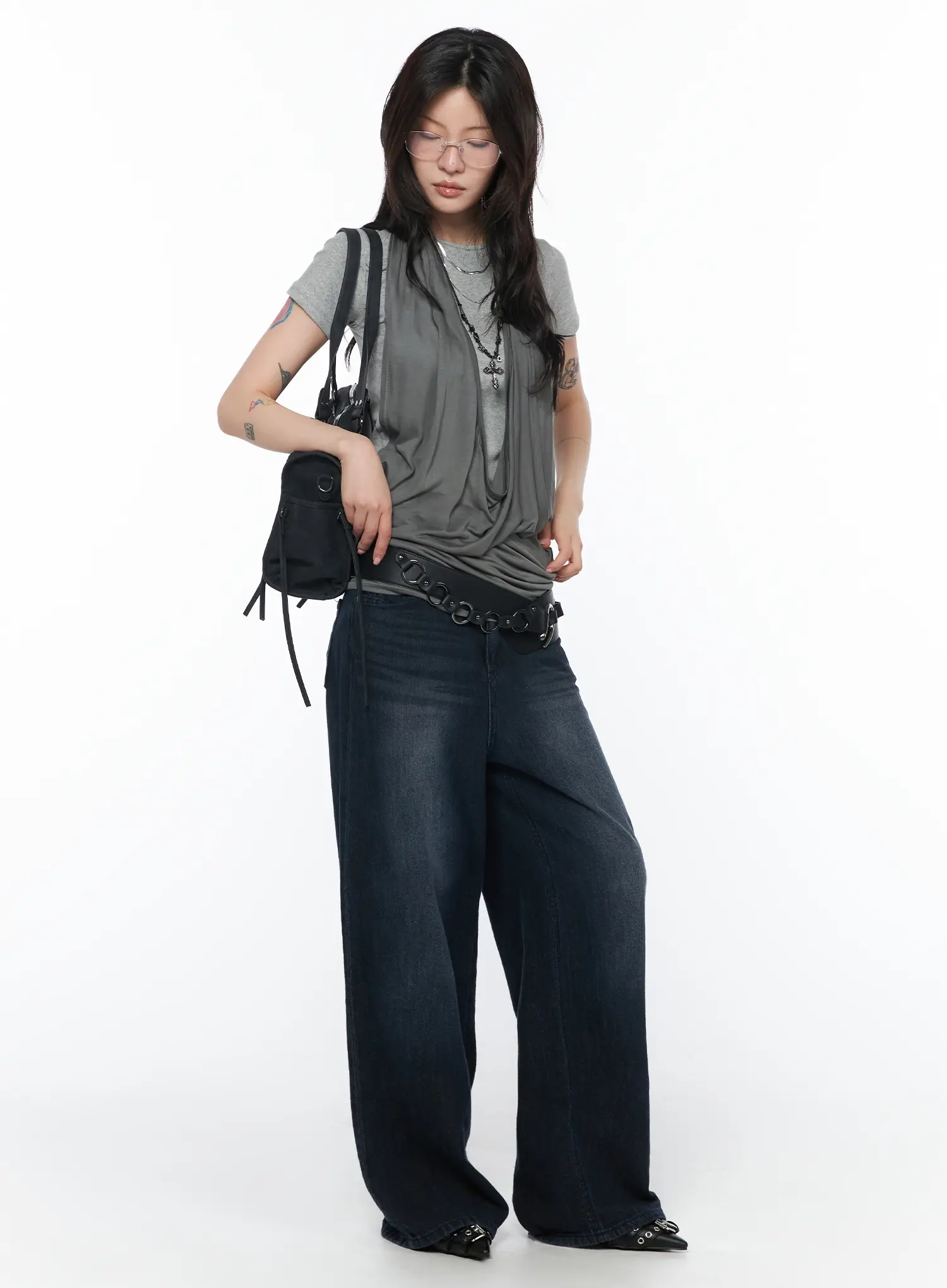 Draped Halter Neck Tank Top CA524 - Image 8