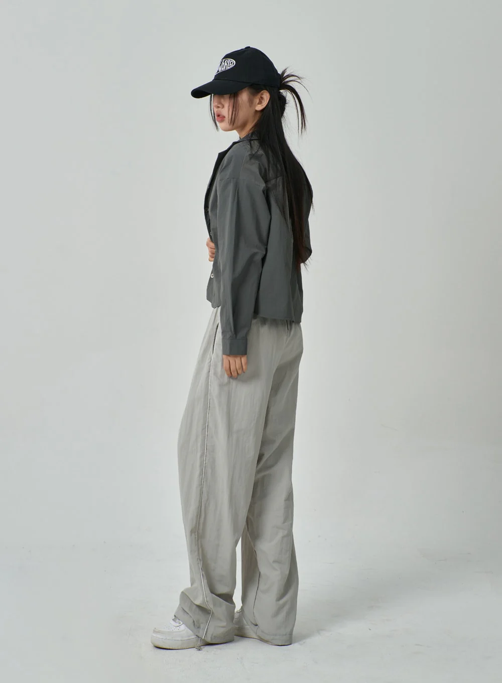 Drawstring Nylon Track Pants IF315 - Image 12