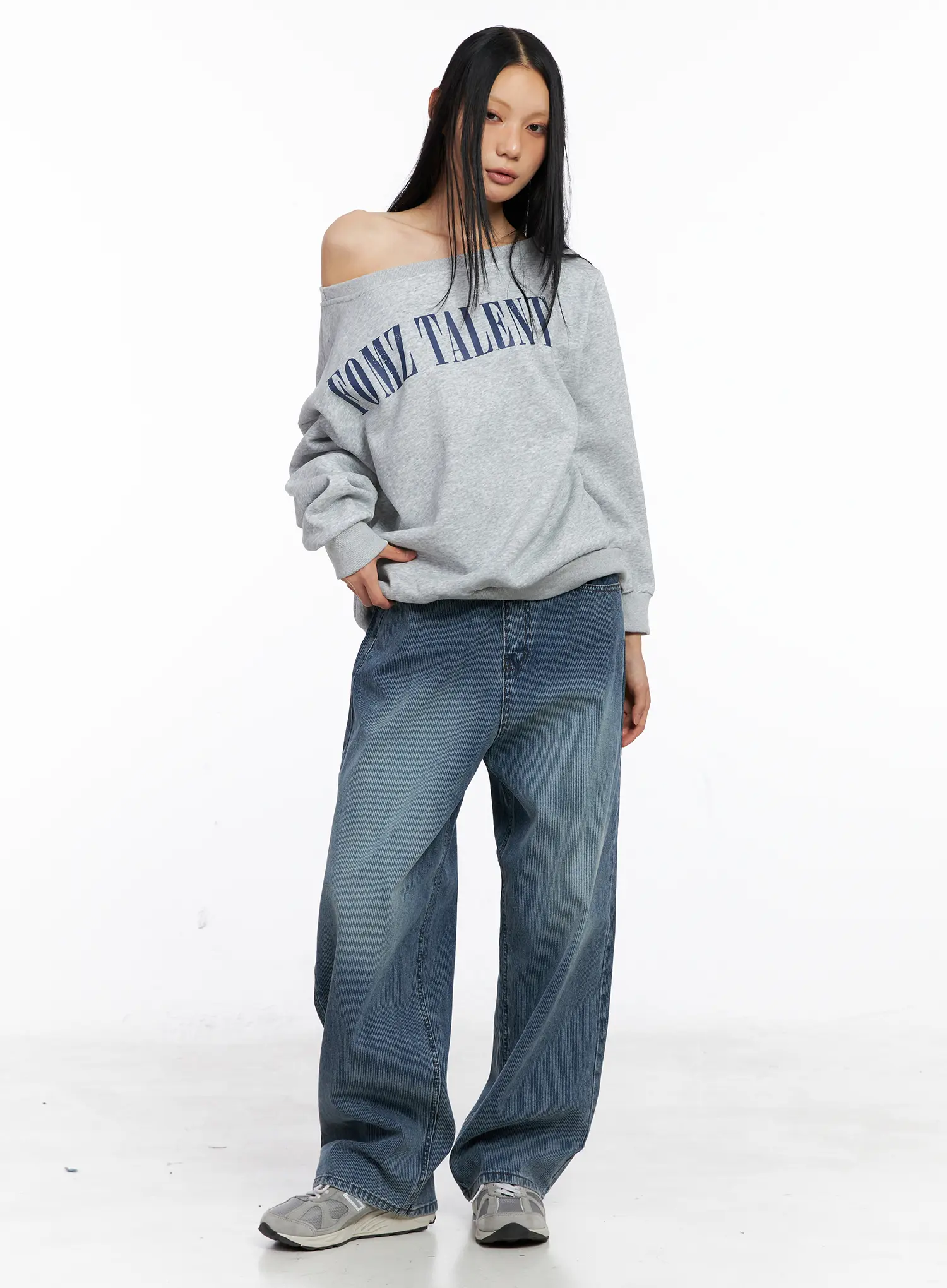 Edith Baggy Jeans CS509 - Image 5