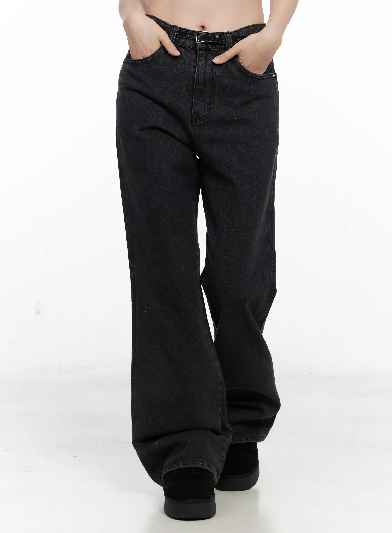 Eileen Belted Flare Jeans CN504 - Image 2