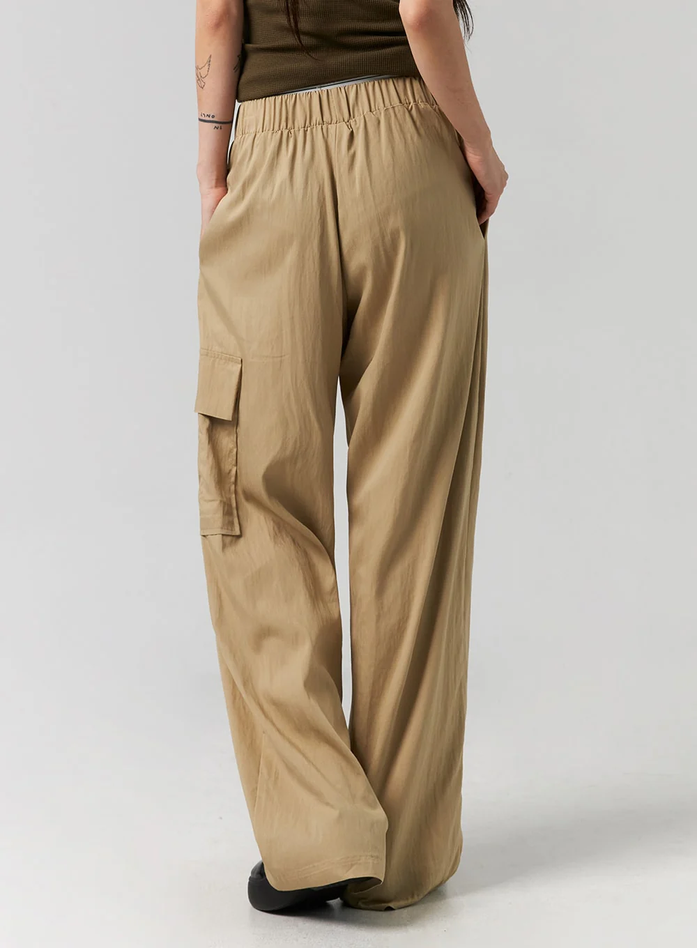 Elastic Waist Cargo Pants CG317 - Image 6