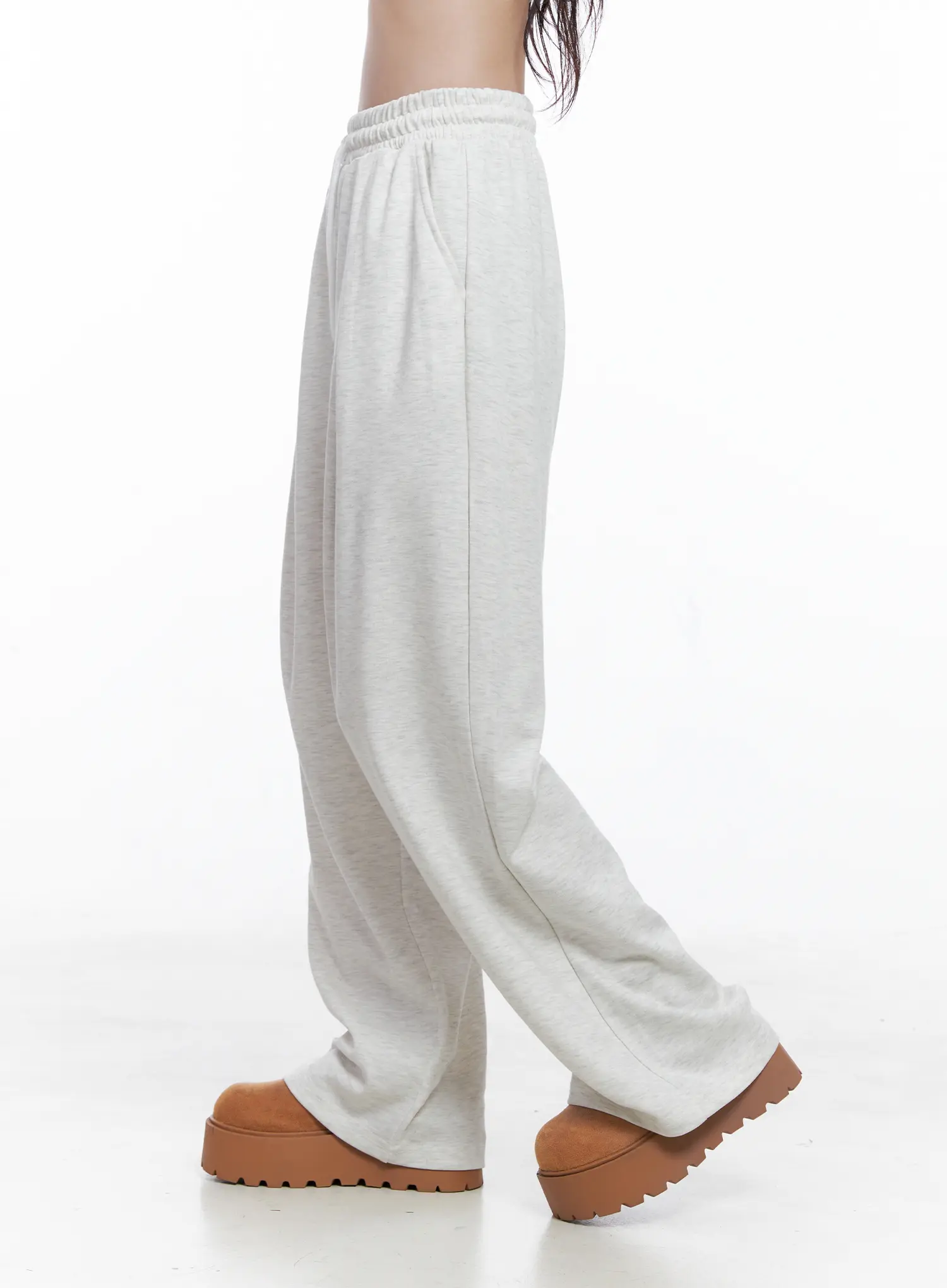Elastic Waist Pintuck Sweatpants CS523 - Image 4
