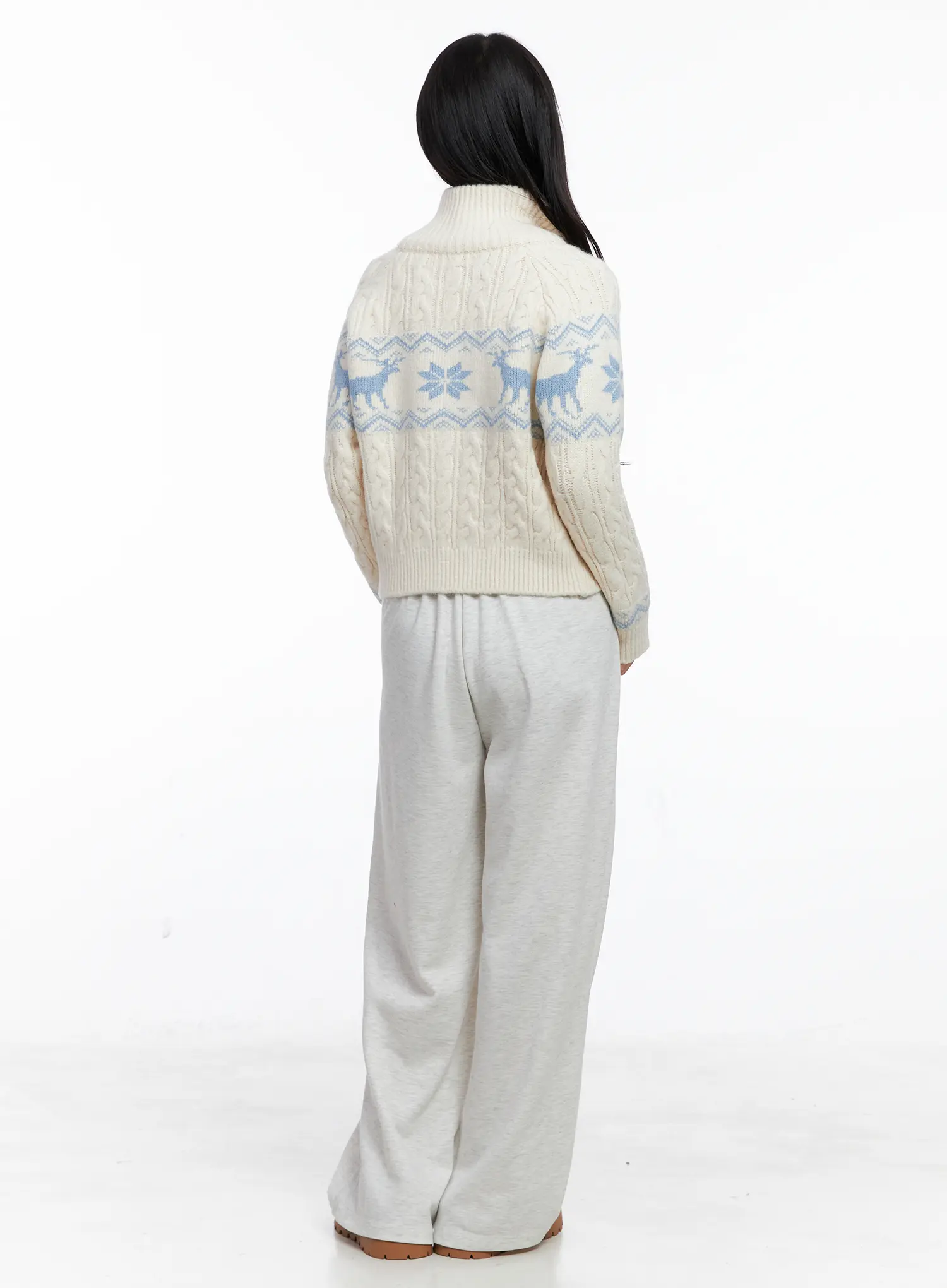 Elastic Waist Pintuck Sweatpants CS523 - Image 7