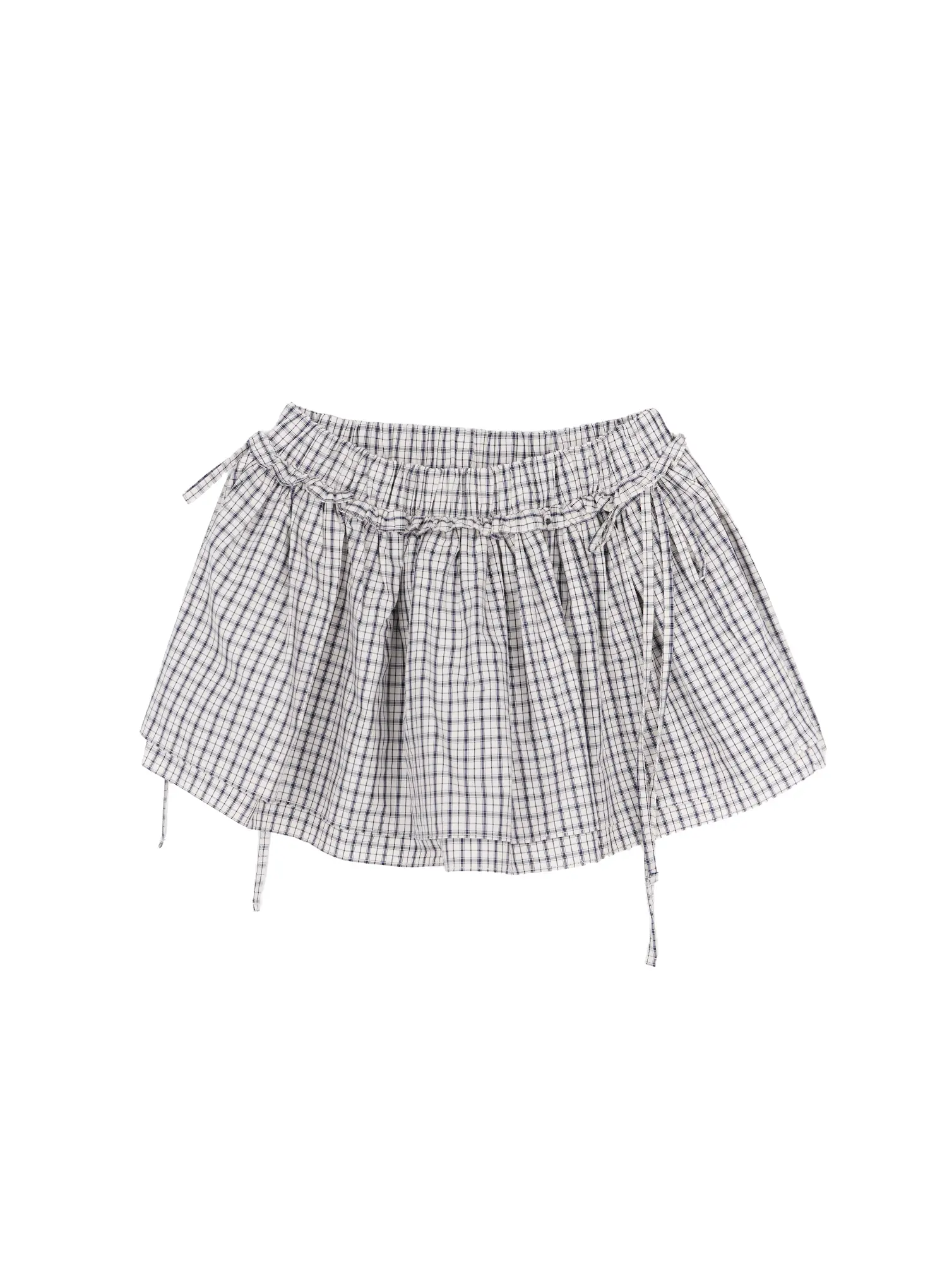 Elastic Waist Plaid Skirt CM519 - Image 11