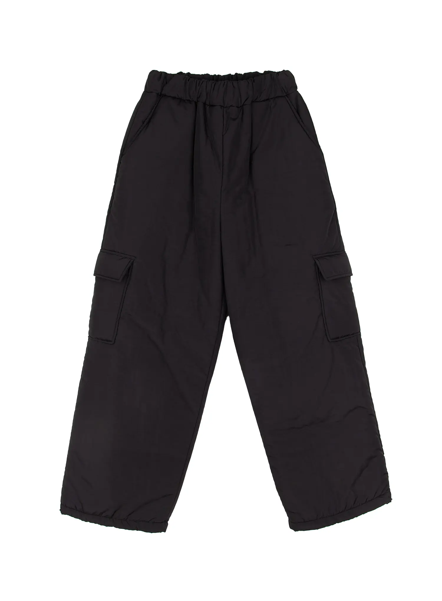 Elastic Waist Wide Cargo Trousers CJ512 - Image 14