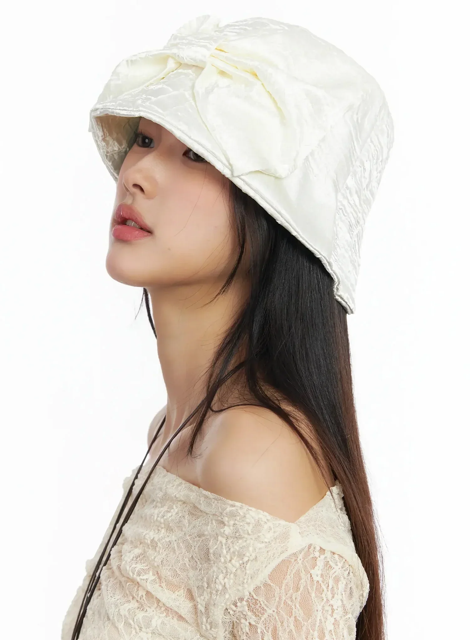Elegant Bow Detail Bucket Hat IA508 - Image 2