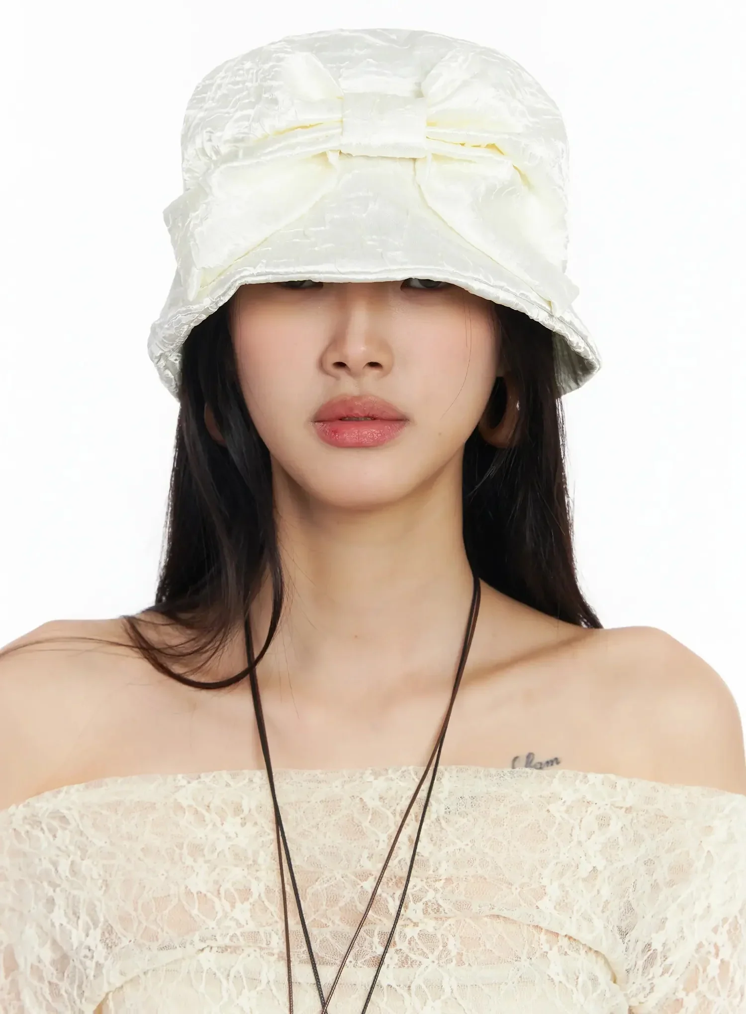 Elegant Bow Detail Bucket Hat IA508 - Image 5