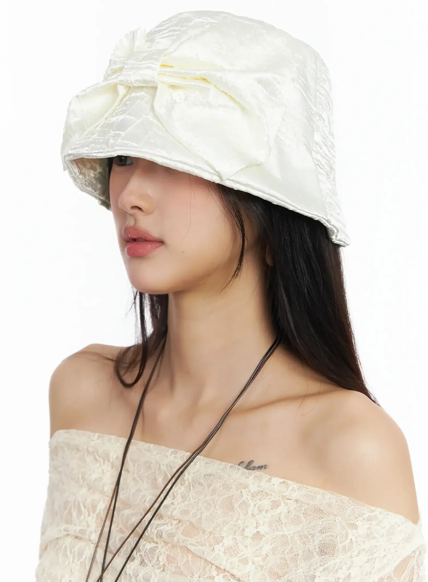 Elegant Bow Detail Bucket Hat IA508 - Image 6