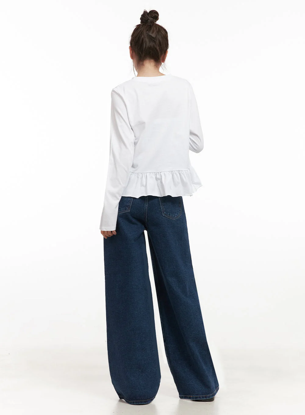 Elegant Frill Long-Sleeve Top IJ530 - Image 11