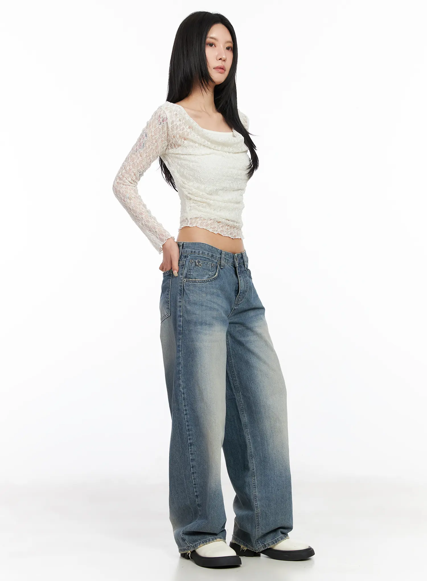 Elegant Lace Off-Shoulder Blouse CM516 - Image 7