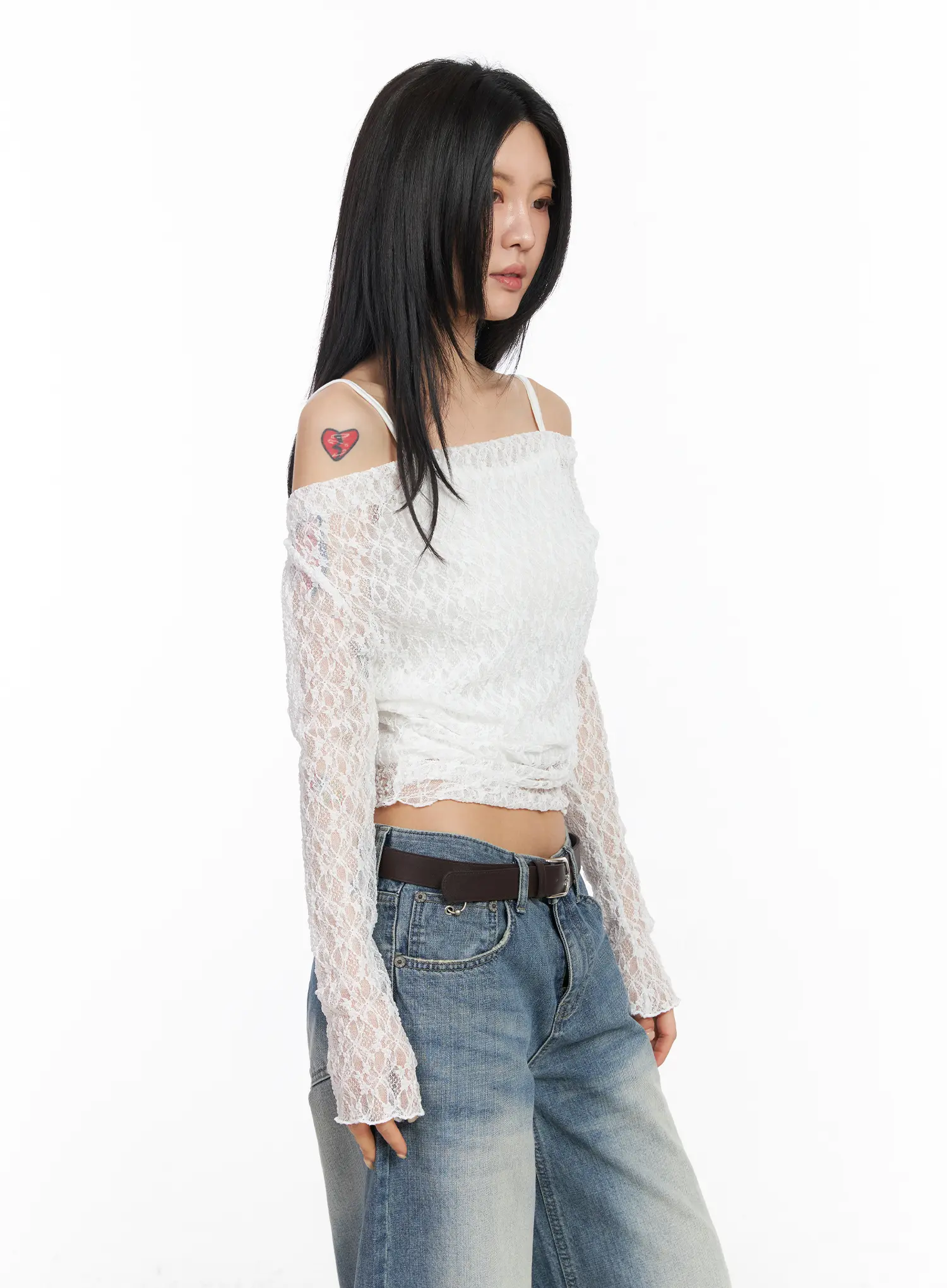 Elegant Lace Off-Shoulder Blouse CM516 - Image 8