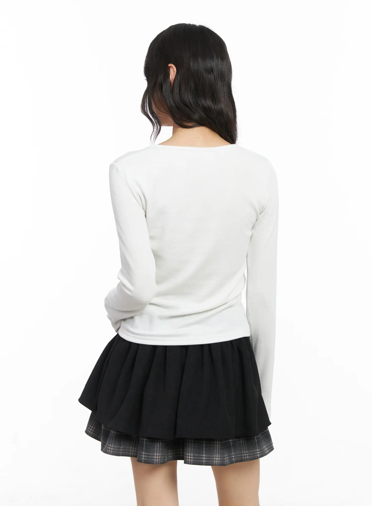 Elegant Ribbon Long Sleeve Blouse CD531 - Image 8