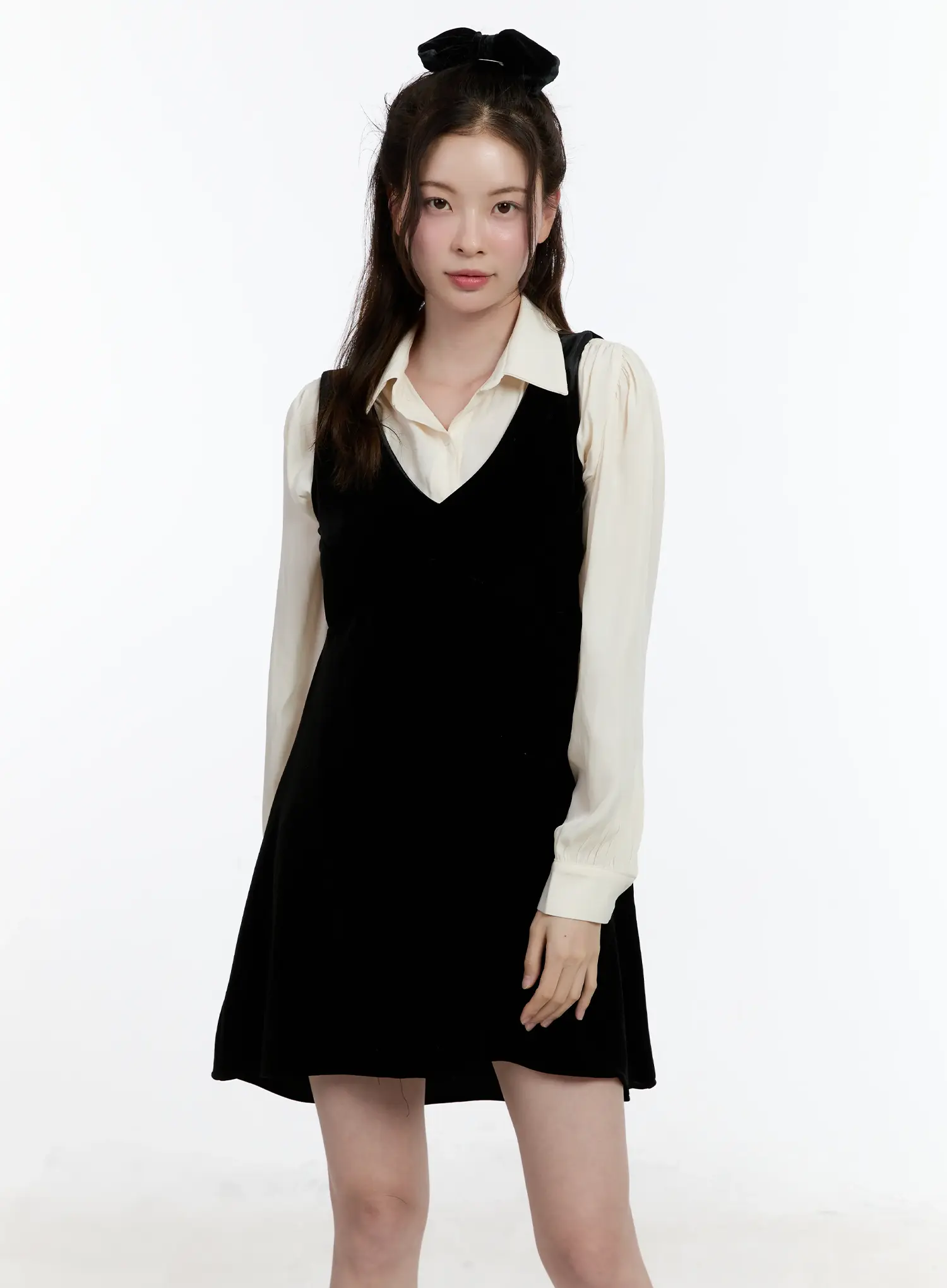 Elegant Shirred Chiffon Blouse ID511 - Image 5