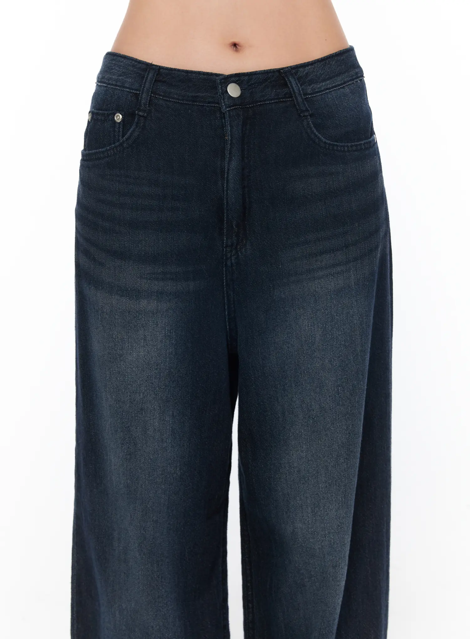 Ellie Washed Wide Leg Jeans CA524 - Image 9
