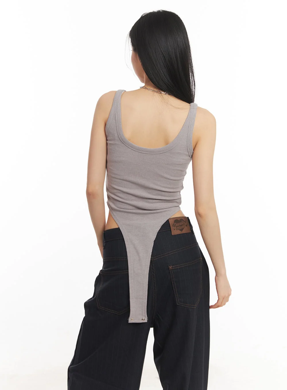 Embroidered Bodysuit Tank Top CA504 - Image 7