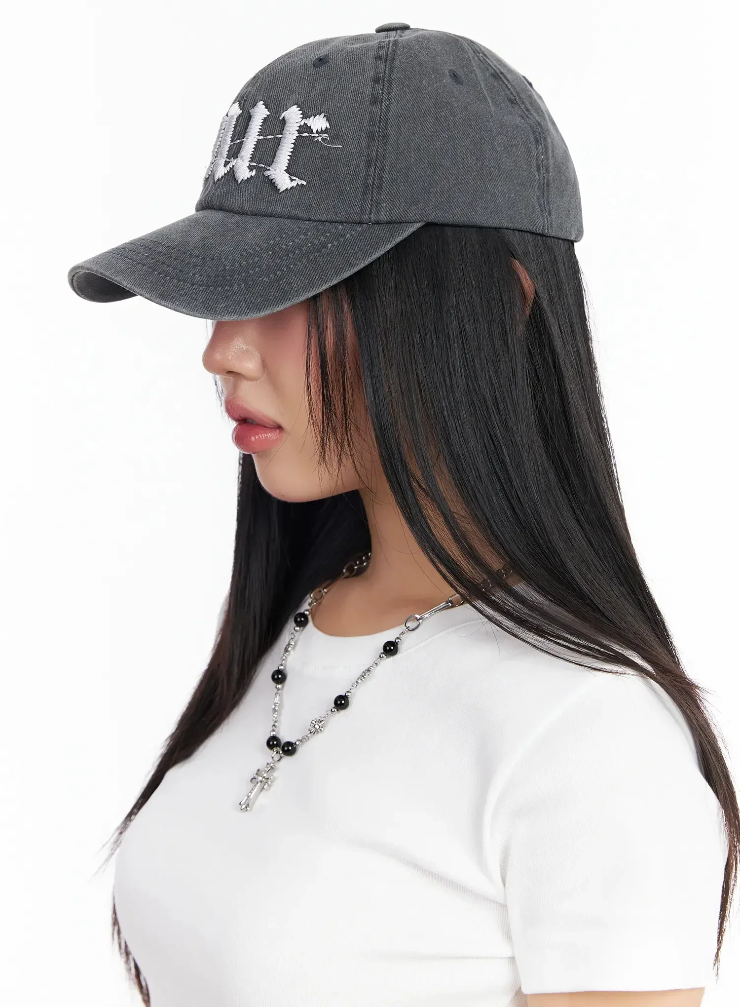Embroidered Graphic Baseball Cap IA507 - Image 7