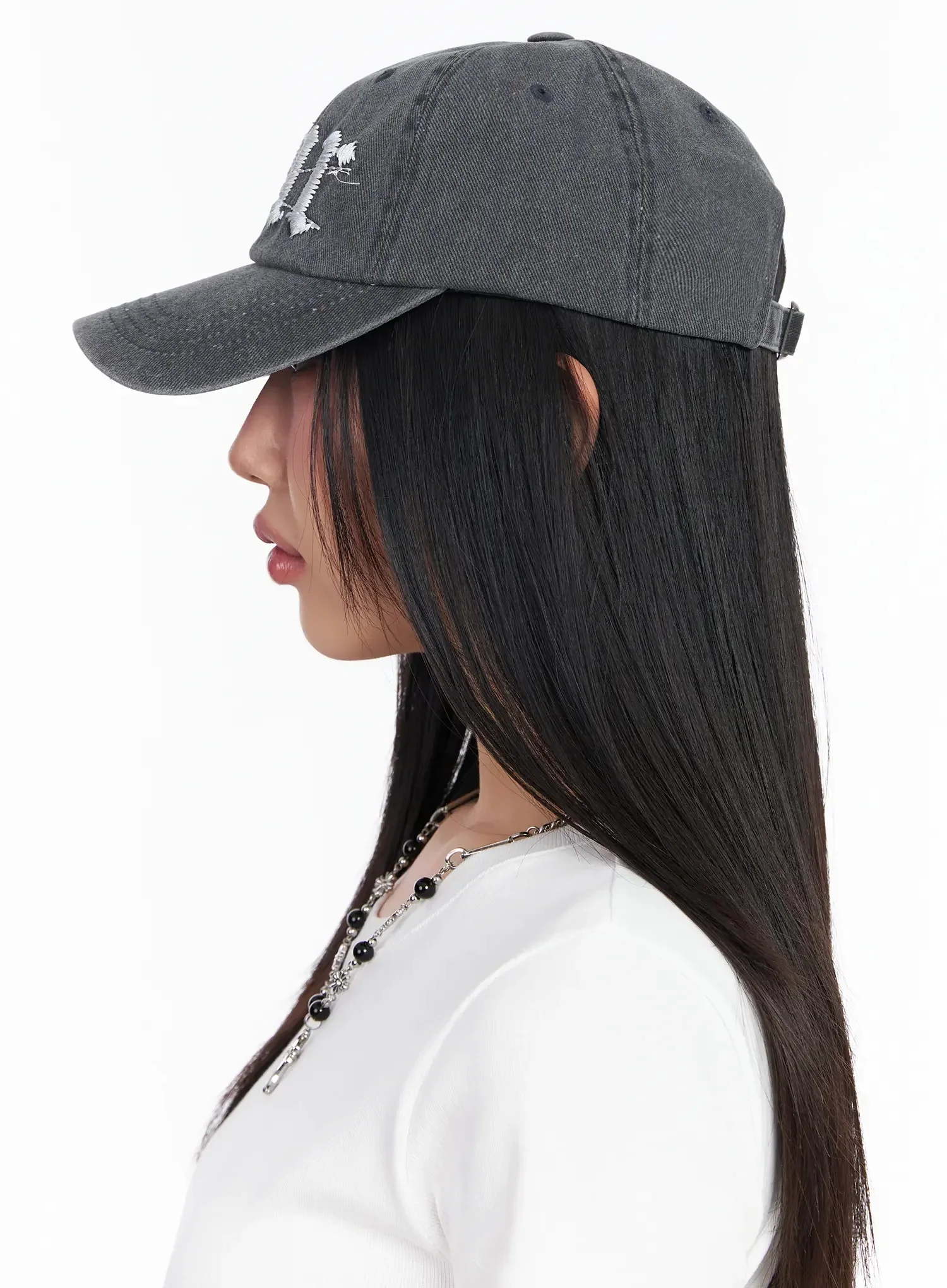 Embroidered Graphic Baseball Cap IA507 - Image 8