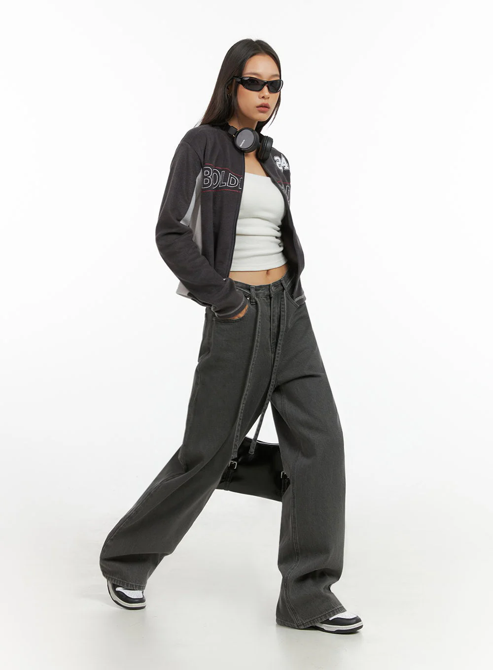 Emery Cotton Strap Baggy Jeans IO409 - Image 3