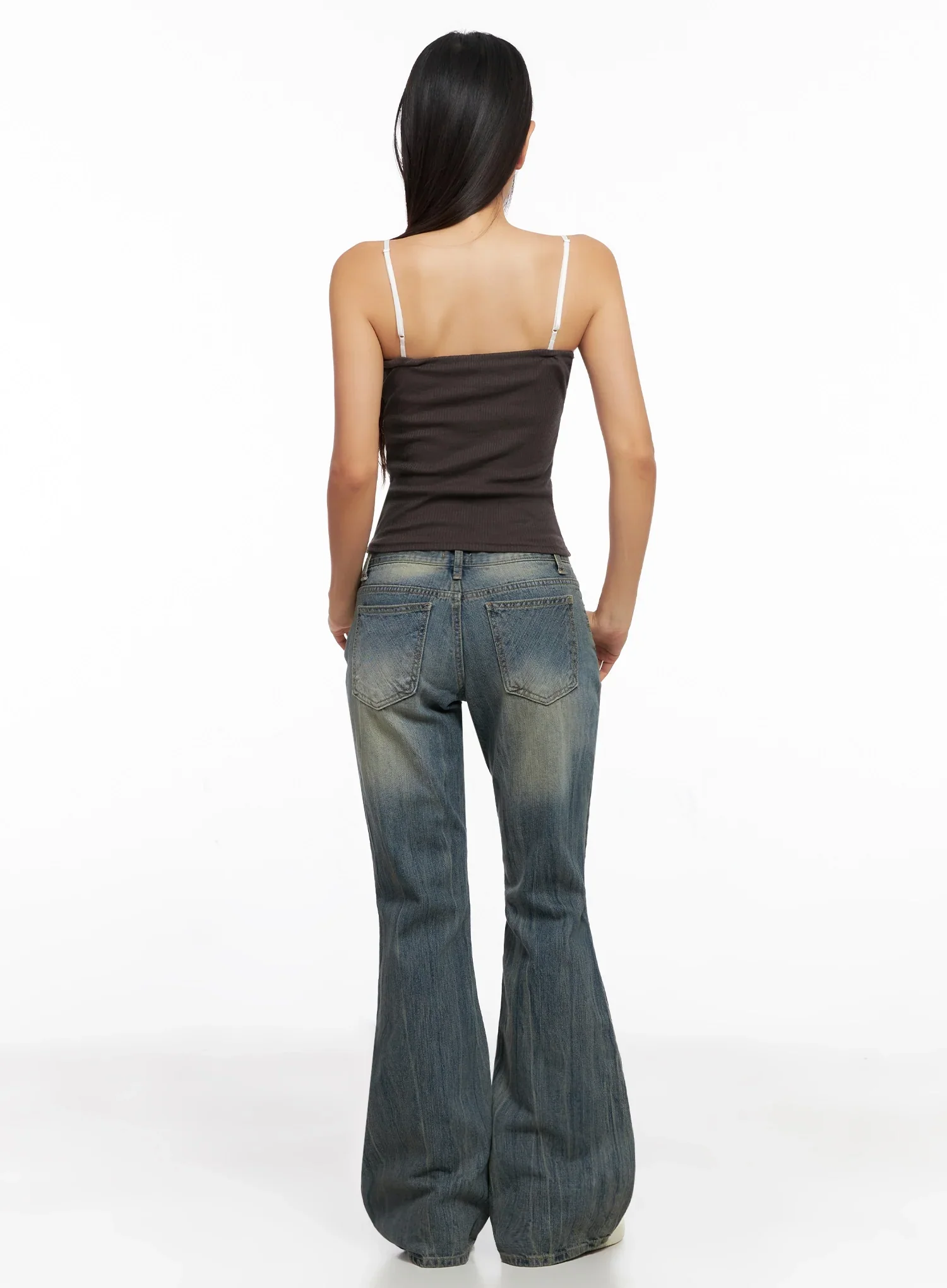 Emory High Waist Flared Jeans IG528 - Image 10