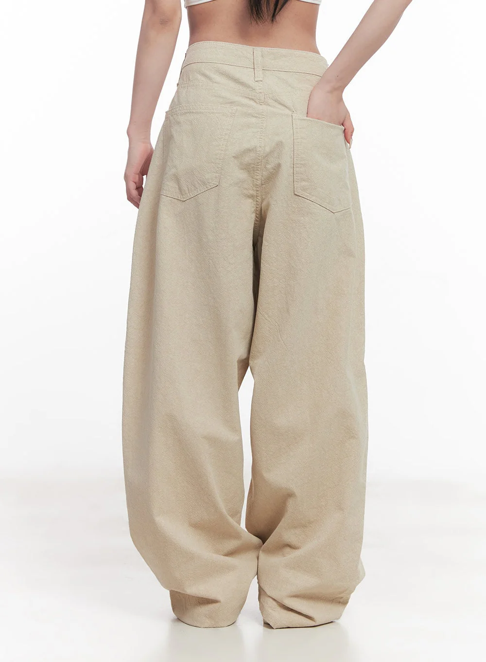 Essential Cotton Baggy Pants CY527 - Image 6